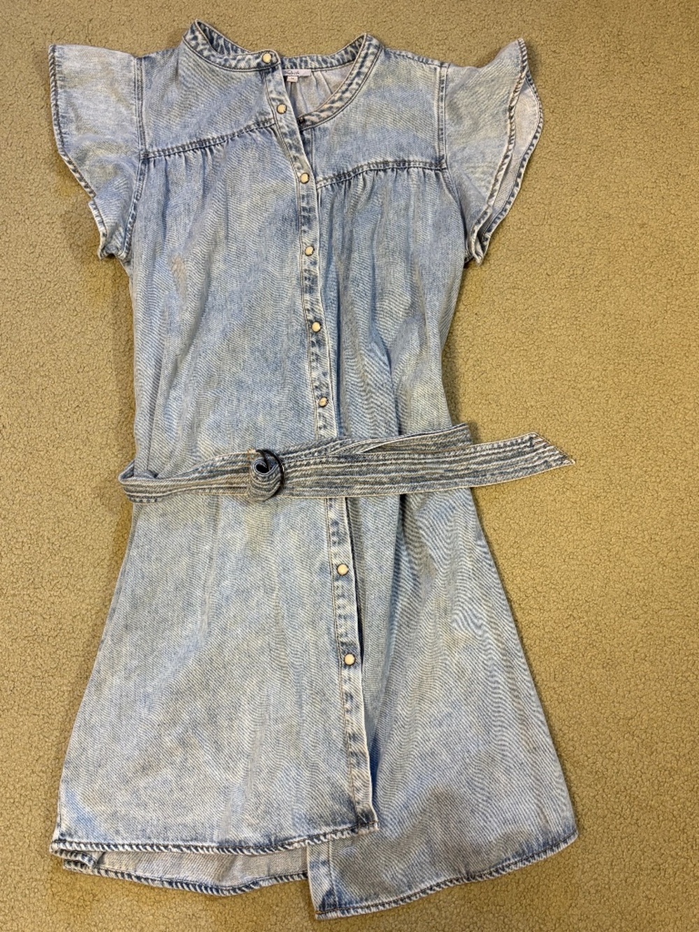 Rails denim mini dress